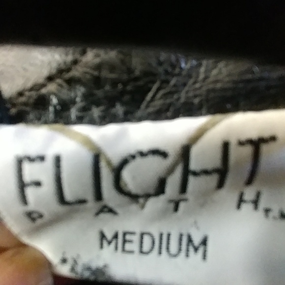 Vintage 80's Flight Path leather jacket Sz M - Picture 4 of 6